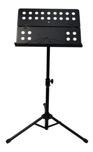 Atril para Partituras de Director Silvertone SLAT034 Negro Reforzado