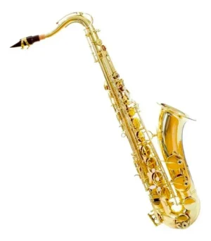 Saxofón Tenor Silvertone SLSX024 Sib Laqueado con Estuche