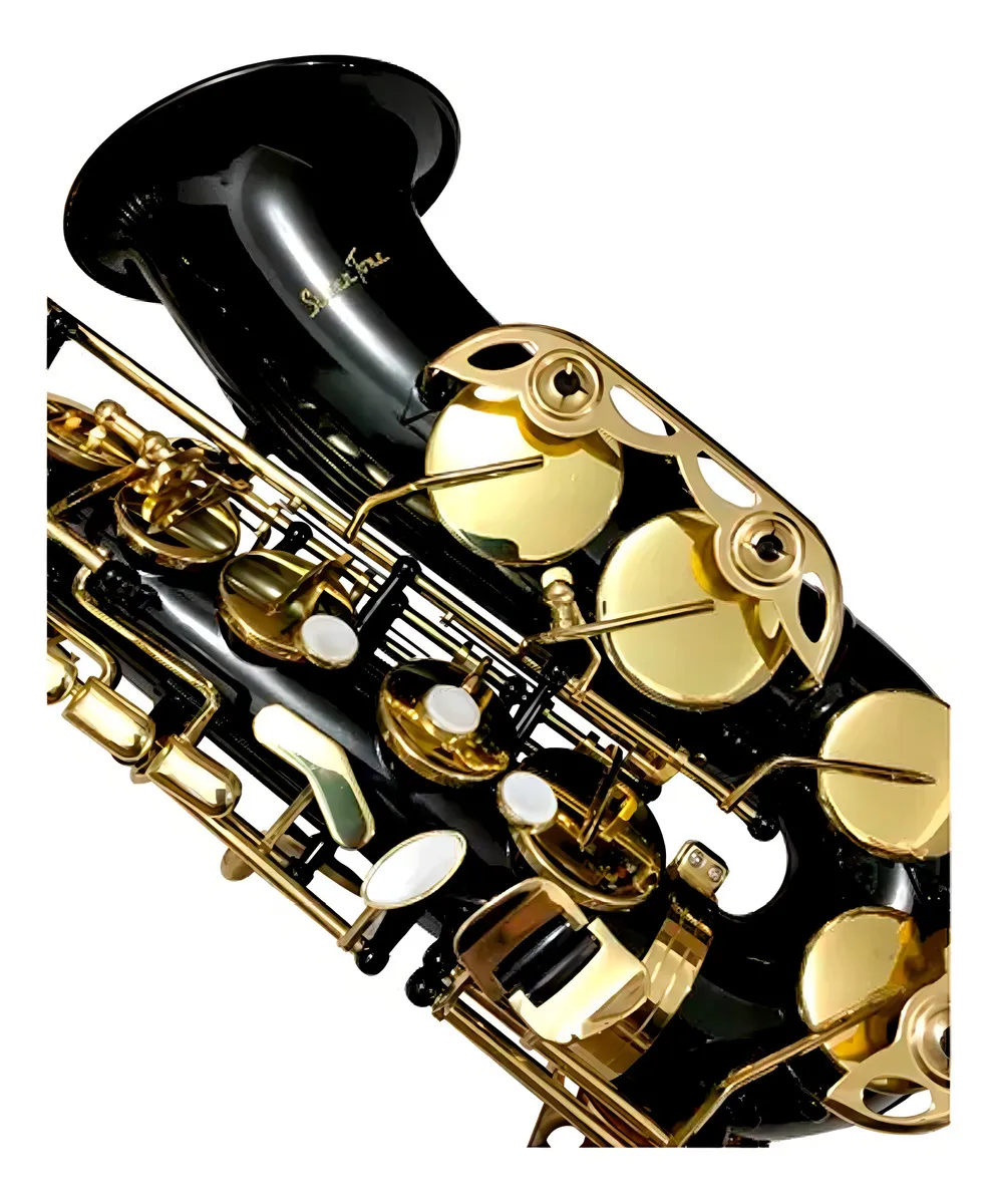Saxofón Alto Silvertone Eb Negro Llaves Doradas SLSX020 Profesional - Image 3