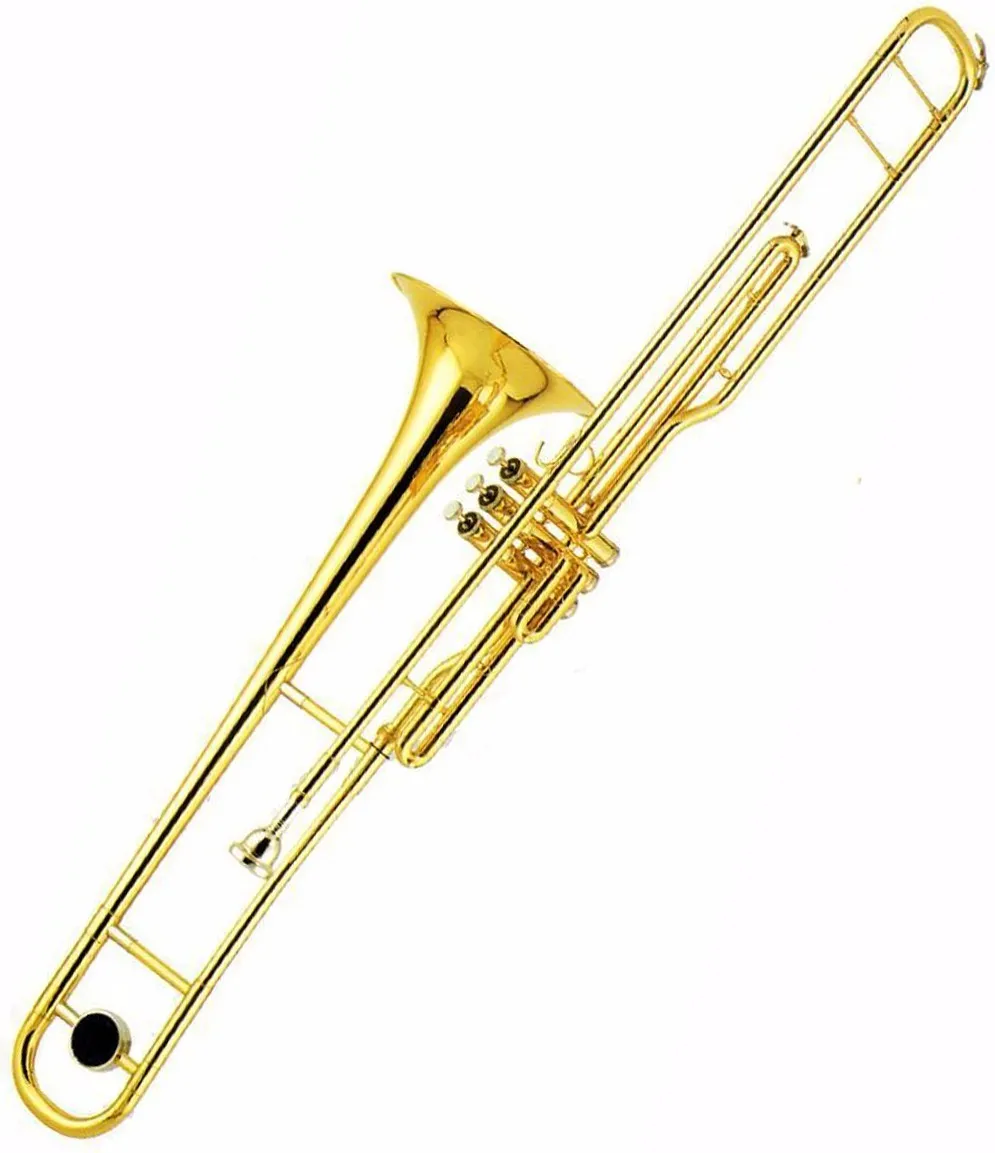 Trombón de Émbolos Silvertone Laqueado Dorado SIb SLTB009 Estudiante - Image 2
