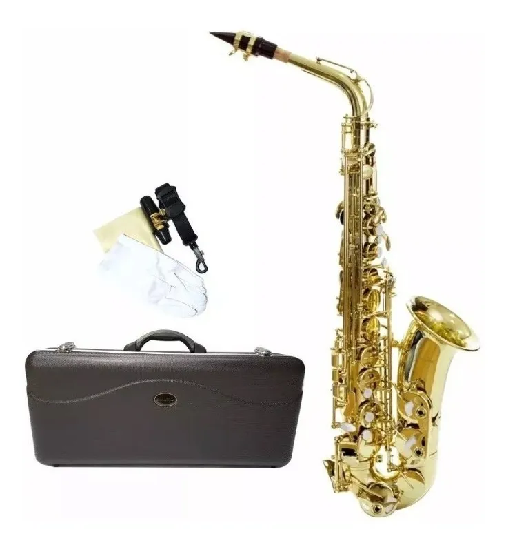 Saxofón Alto Silvertone SLSX009 Eb Laqueado
