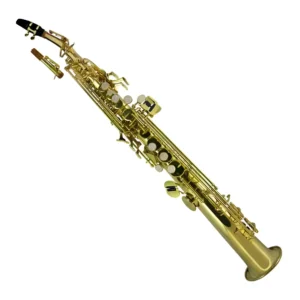 Saxofón Soprano Recto Silvertone SLSX007 Laqueado con Estuche