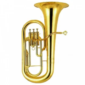 Eufonio Bombardino Silvertone SLEF003 Laqueado 3 Émbolos EP-1180L con Estuche