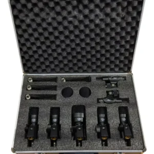 Set de 7 Micrófonos Sound King para Batería para Grabación y Vivo con Estuche