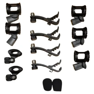 Set de 7 Micrófonos Sound King para Batería para Grabación y Vivo con Estuche