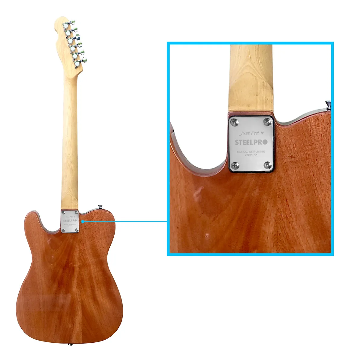 Guitarra SteelPro Bob Marley Reggea con Funda y Tahalí 074-SK - Image 5