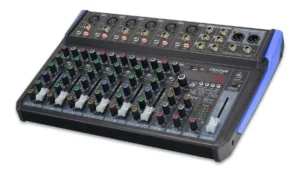 Mezcladora Analógica Steelpro MIX-100FX de 10 Canales con Efectos