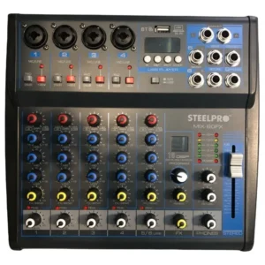 Mezcladora Steelpro MIX-60FX 6 Canales