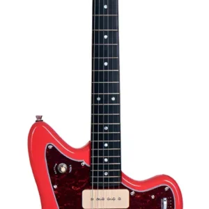 Guitarra Eléctrica Serie TW Tagima, Color Rojo Mica Vino, Cuerpo Álamo Americano, Cabeza y Brazo de Maple, Diapasón Madera Técnica 22 Trastes TW-61-FR-DF-TT