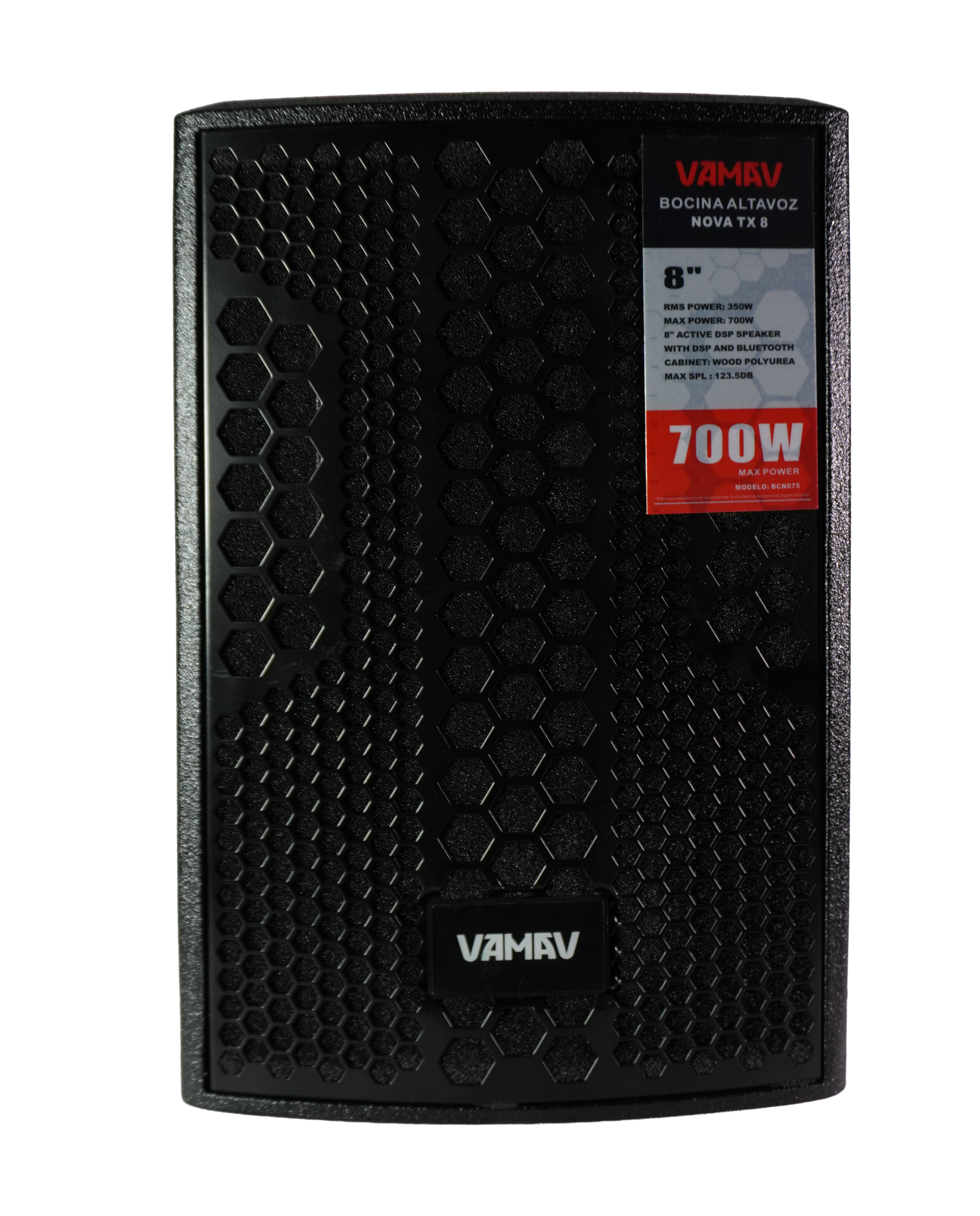 Sistema de Audio Vamav Nova TX8 8 Pulgadas 350W RMS Portátil 2.1