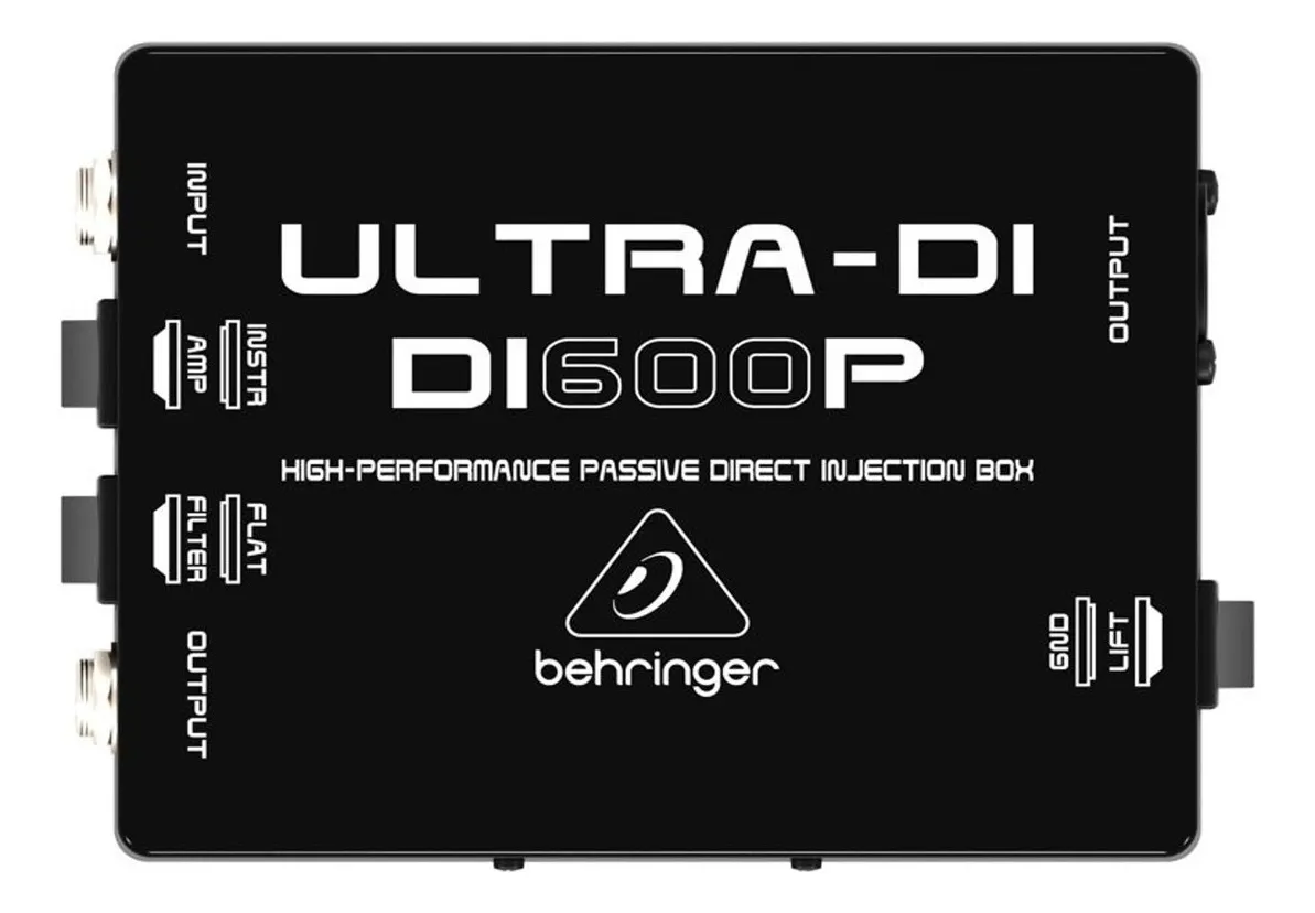 Caja Directa Pasiva Behringer Ultra-DI DI600P Profesional