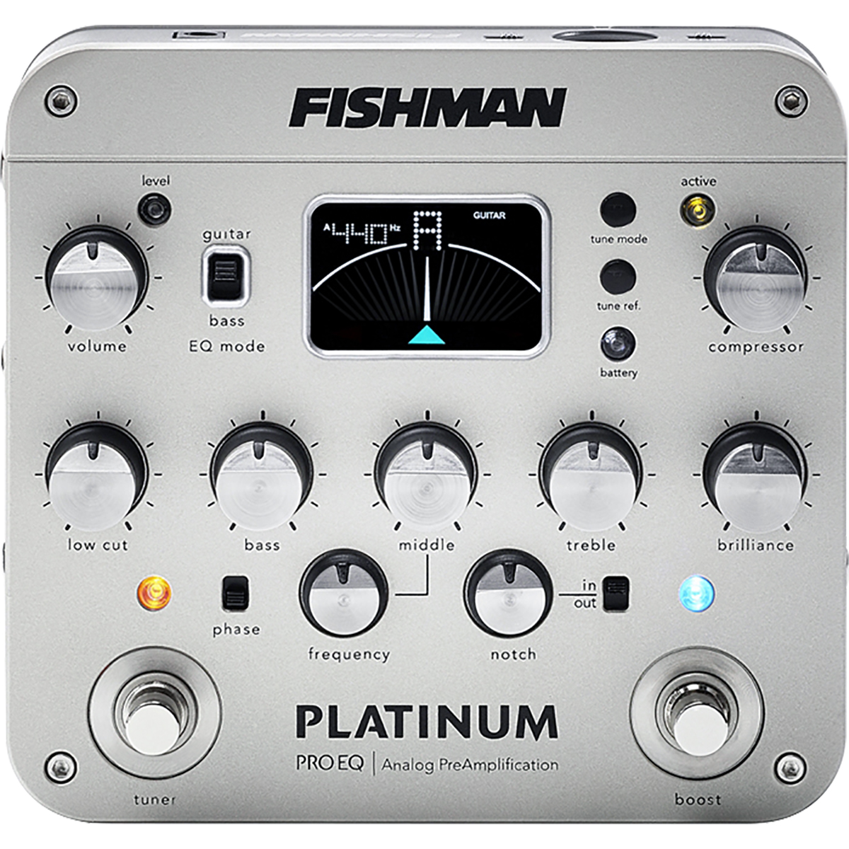 Pedal Fishman Platinum Pro EQ/DI