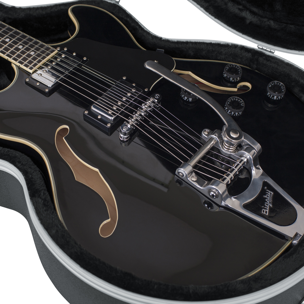 Estuche Rígido Gator GC-335 para Guitarra Semi-Hollow - Image 8