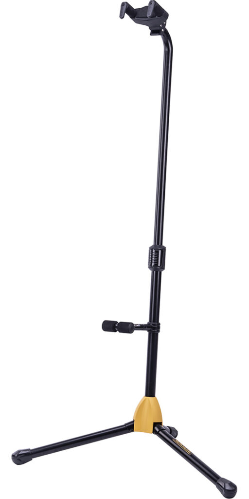 Soporte para Guitarra Hercules GS412B PLUS con Respaldo Plegable