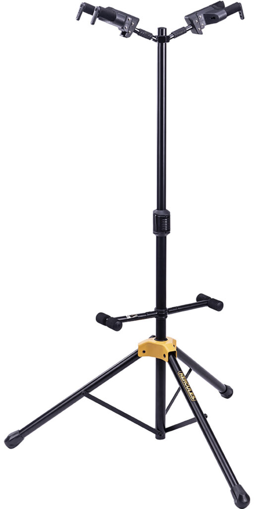 Soporte Doble Hercules GS422B PLUS con Sistema AGS