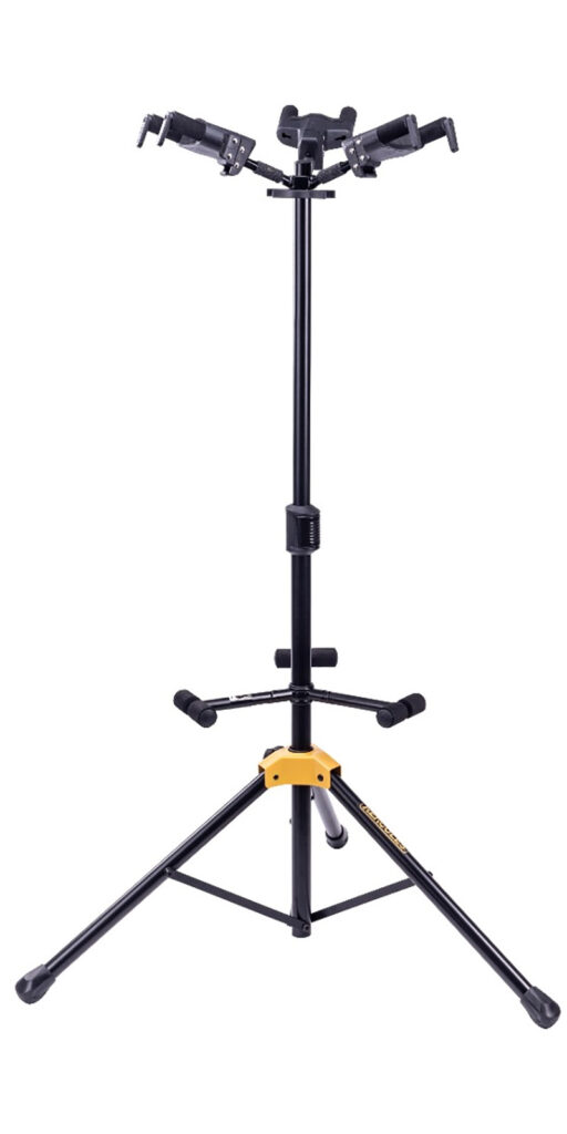Soporte Triple para Cuerdas Hercules GS432B PLUS con Sistema AGS
