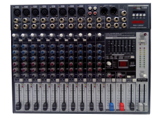 Mezcladora de 8ch mono + 2st (reproductor USB Vamav PMX-120DSP