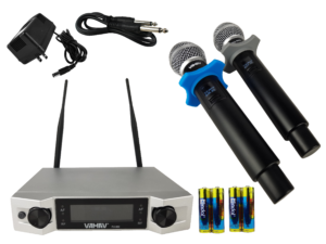 Set de microfonos inalambricos Vamav PU-602