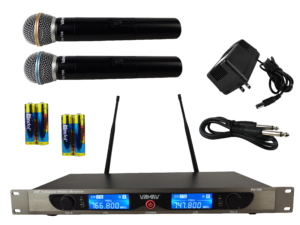 Set de microfonos inalambricos Vamav PU-706