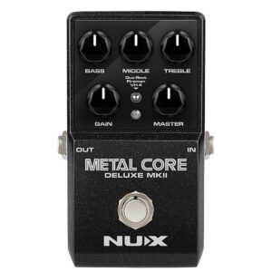 Pedal de Distorsión Nux Metal Core Deluxe MKII de Alta Ganancia