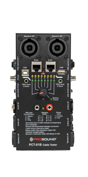 Probador Cables Prosound Mod. PCT-01B