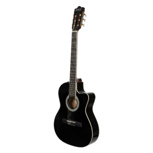 Guitarra Electroacústica Slim McCartney IB-Classic Negra Cuerdas de Acero