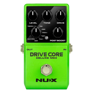 Pedal de Overdrive Nux Drive Core Deluxe MKII con Boost Color Lima