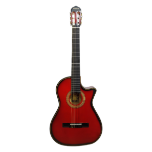 Guitarra  Acústica La Española M09 Roja Sombreada