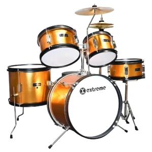 Batería Junior EXBT081 Extreme Naranja Metálico 5 Pzas Aro Negro