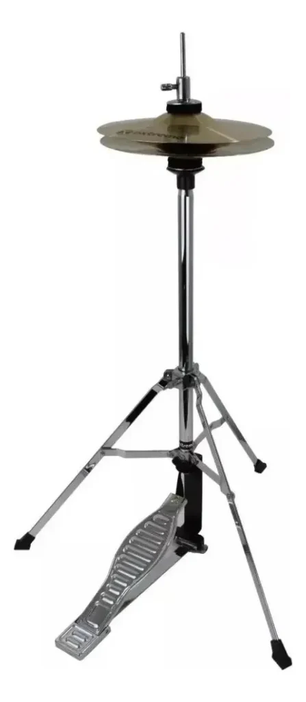 Batería Junior EXBT047 Extreme Gris Rayado 5 Pzas Aro Negro